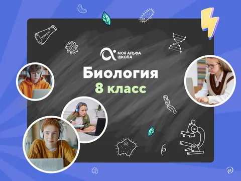 Онлайн-занятия с репетитором по биологии. 8 класс — myalfaschool.ru
